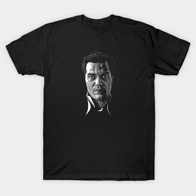 Michael Shannon greyscale T-Shirt by @johnnehill